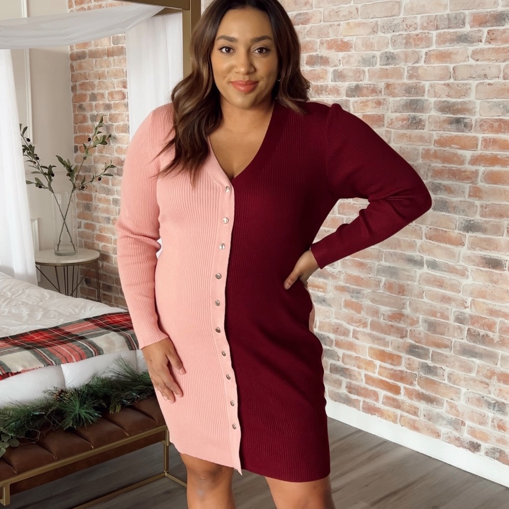 Colorblock dress